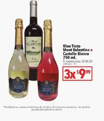 Tia Vino tinto mont valentino oferta