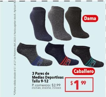 Tia 3 pares de medias deportivas oferta