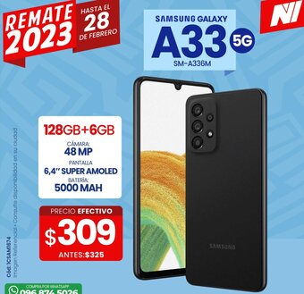Novicompu Samsung Galaxy A33 5G oferta