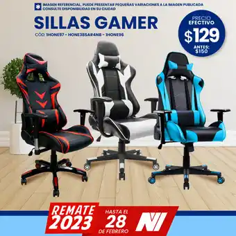 Novicompu Sillas Gamer oferta