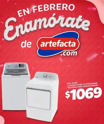 Artefacta Mabe Lavadora, Mabe Secadora oferta