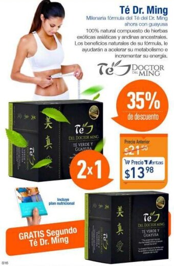 TVentas Té Dr. Ming oferta