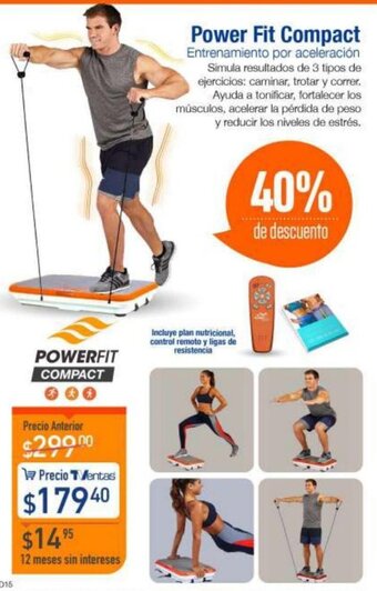 TVentas Power Fit Compact oferta