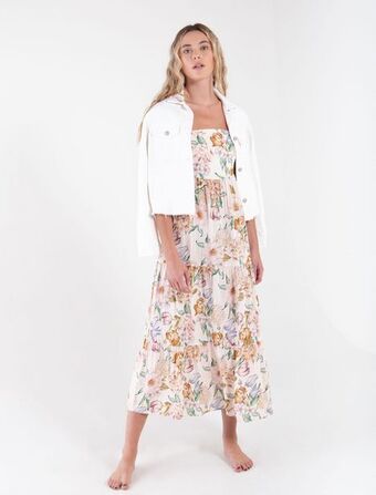 NAF NAF Vestido largo estampado oferta