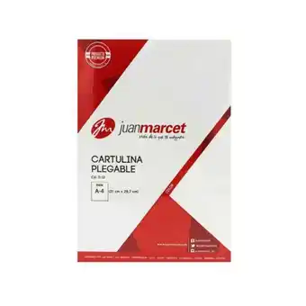 Juan Marcet Cartulina plegable grosor. 0.12 inen a4 fda. 10hjs oferta