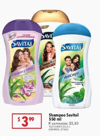 Tia Shampoo savital 550 ml oferta