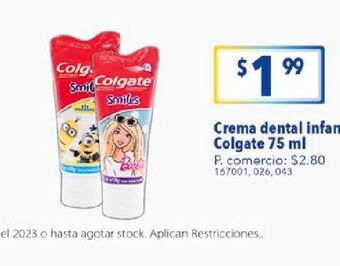 Tia Crema dental colgate 75 ml oferta