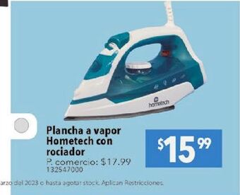 Tia Plancha a vapor hometech oferta