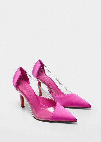 Mango Zapato vinilo tacón oferta