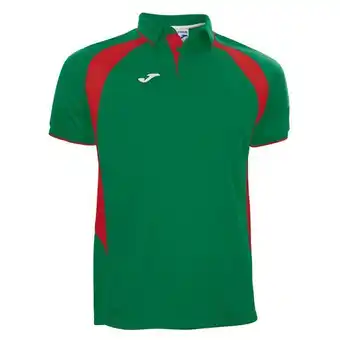 Joma Polo manga corta hombre championship iii verde rojo oferta