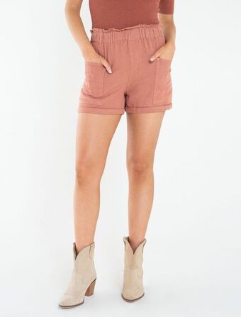 NAF NAF Short con pretina enresortada oferta