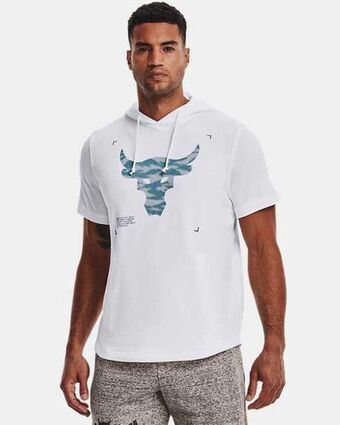 Under Armour Men's project rock terry short sleeve hoodie oferta