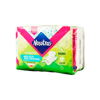 Akí Nosotras toa.higie.natural canal gel cur-v x10 u 10 u oferta