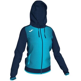 Chaqueta con capucha mujer supernova marino turquesa flúor