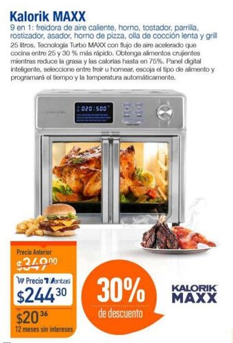 TVentas Kalorik Maxx 9 en 1 oferta