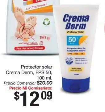 Mi Comisariato Protector Solar Crema Derm FPS 50 100ml oferta