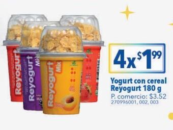 Tia Yogurt con cereal reyogurt 180g oferta