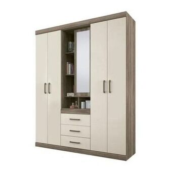 Muebles el Bosque Armario havana star 5p 3c con espejo castaño/blanco antiguo oferta