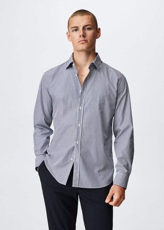Camisa slim-fit rayas