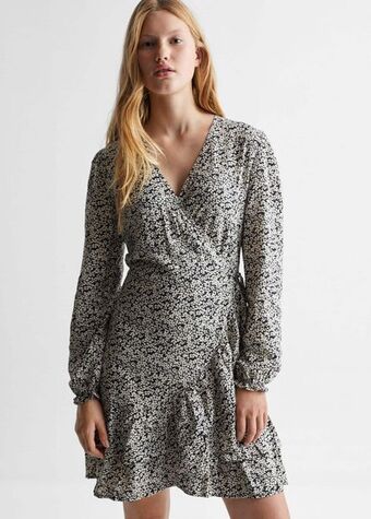 Vestido estampado flores