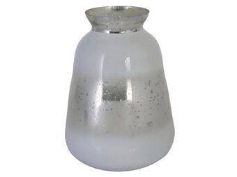 Colineal Florero cristal 15 cm c/blanco oferta