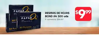 Tia Resmas de hojas bond a4 500un oferta
