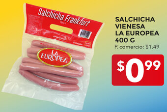 Tia Salchicha Vienesa La Europea 400g oferta