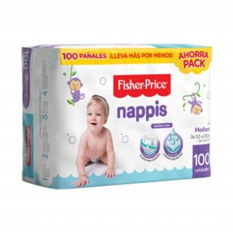 Bebemundo Nappis panales medianos x100 oferta