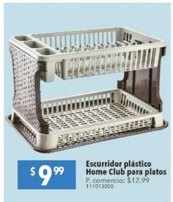 Tia Escurridor plástico home club para platos oferta