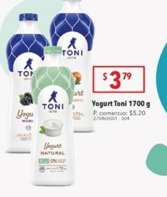 Tia Yogurt toni 1700g oferta