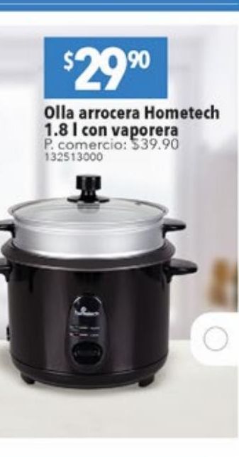 Tia Olla arrocera hometech 1.8l con vaporera oferta