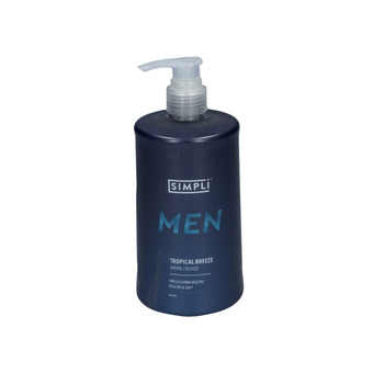 Akí Simpli jabon liquido tropical breeze men 400 ml oferta