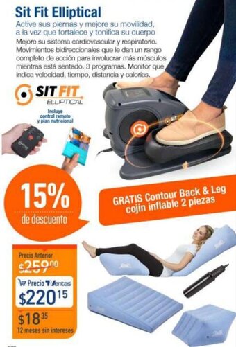 TVentas Sit Fit Elliptical oferta