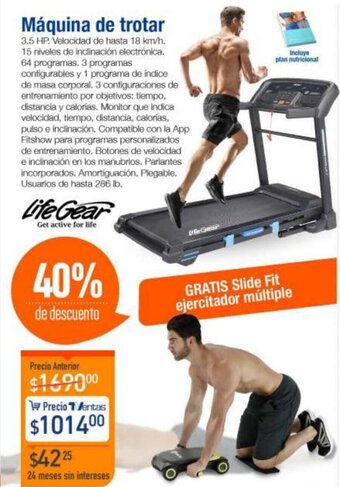 Life Gear Máquina de Trotar 3.5 HP