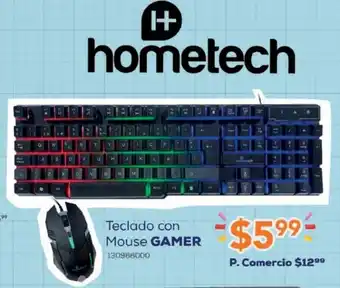 Tia Hometech Teclado con Mouse Gamer oferta