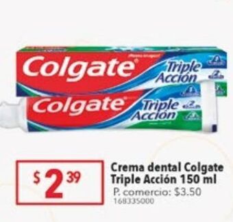 Tia Crema dental colgate triple acción 150ml oferta