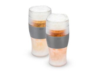 Vaso enfriador set x2 de cerveza c/gris