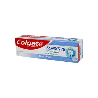 Akí Colgate sensitive pro-alivio real white 110g oferta