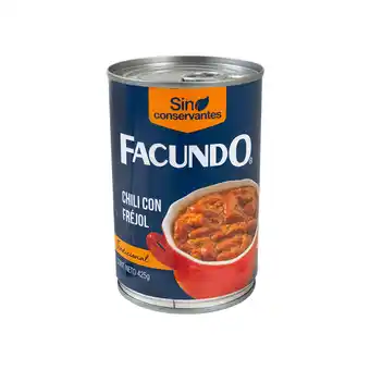 Akí Facundo chili con fréjol 425 g oferta