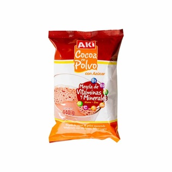 Akí Cocoa con vitaminas aki funda oferta