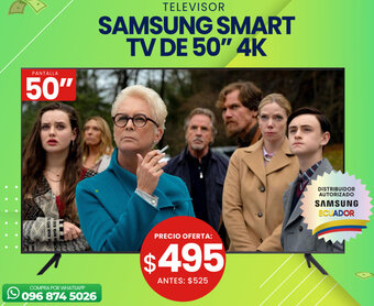 Novicompu Samsung Smart TV de 50" 4K oferta