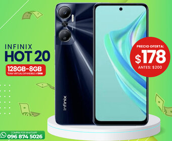 Novicompu Infinix Hot 20 128GB-8GB oferta