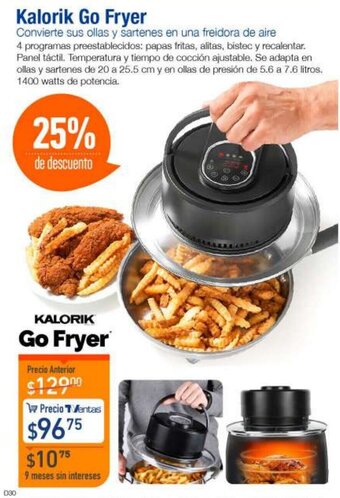 TVentas Kalorik Go Fryer oferta