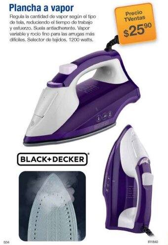 TVentas Plancha a Vapor oferta