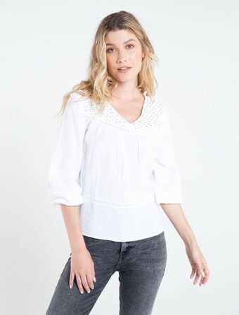 NAF NAF Camisa con apliques frontales oferta