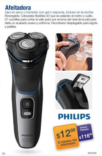 TVentas PHILIPS Afeitadora oferta