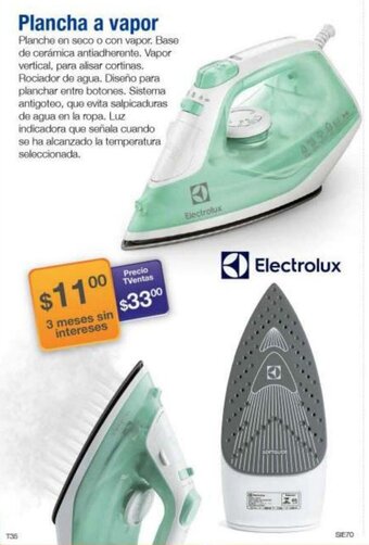 TVentas Plancha a vapor oferta