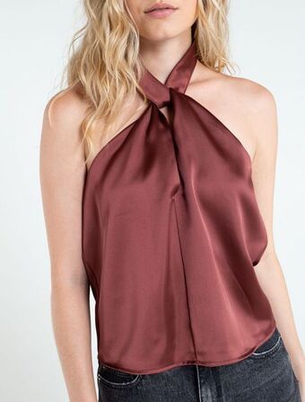 NAF NAF Camisa con espalda descubierta oferta