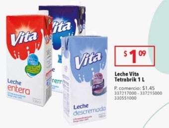 Tia Leche vita tetrabrik 1l oferta