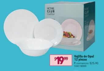 Tia Vajilla de opal 12 piezas oferta